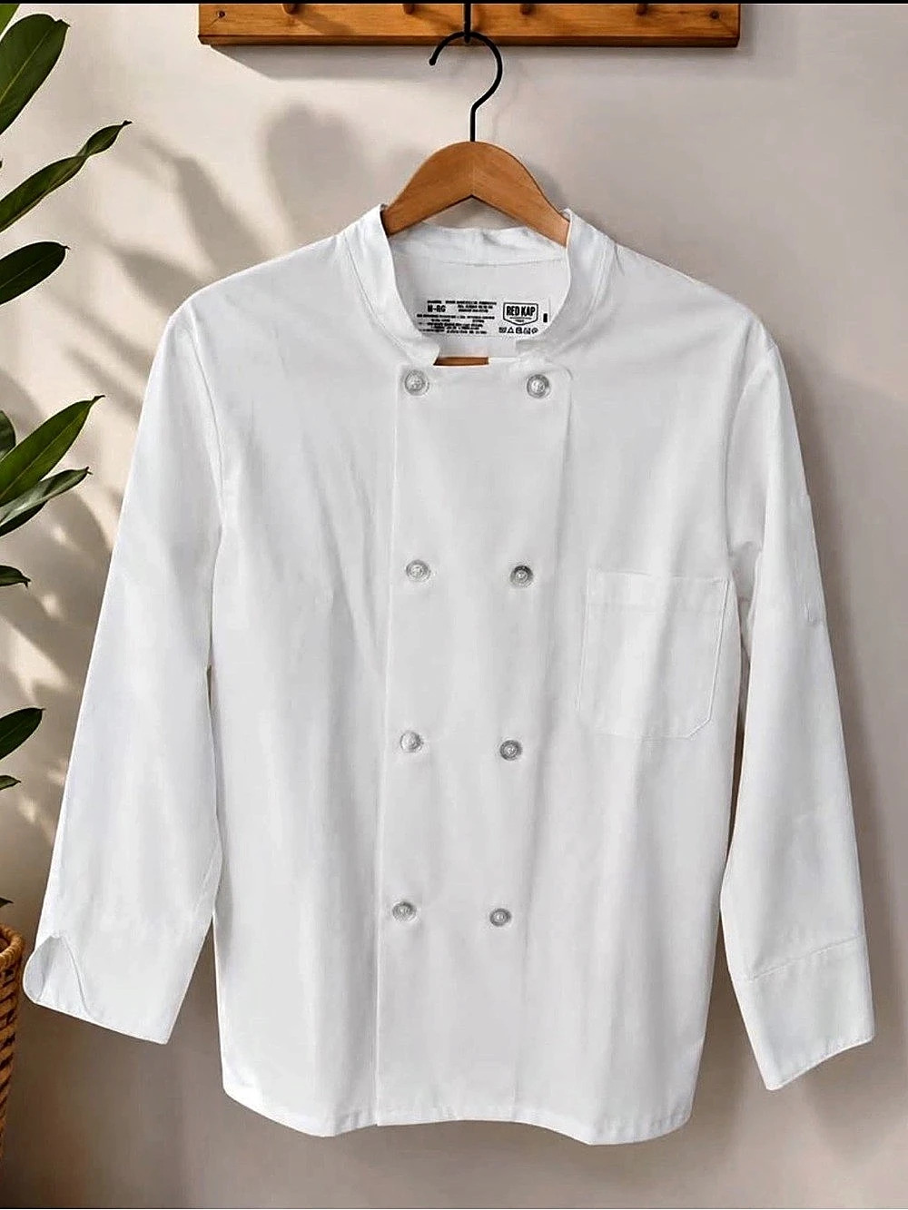 Red Kap White Work Shirt Size Medium Like New